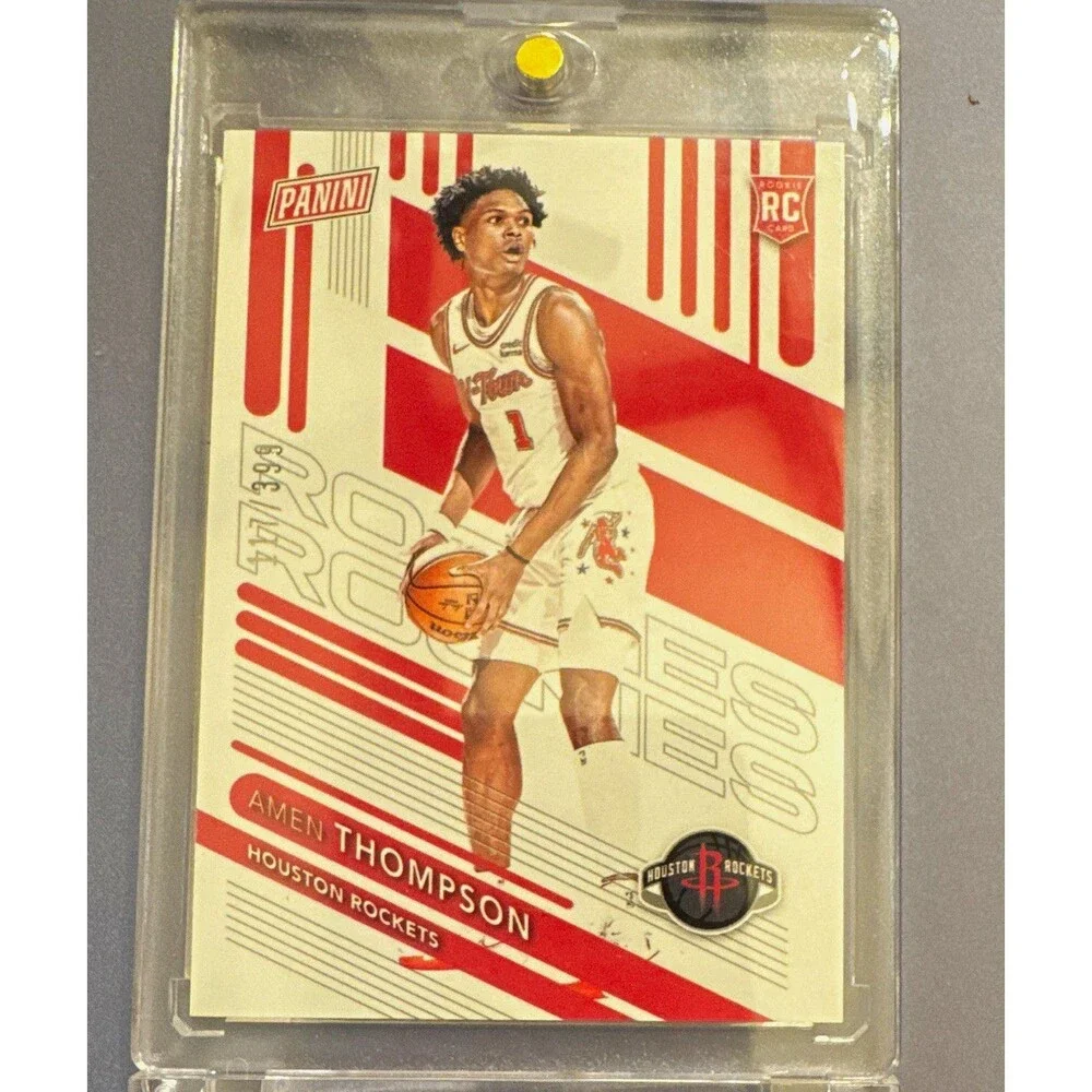 2024 Panini The National Rookies Amen Thompson RC18 Rockets /399